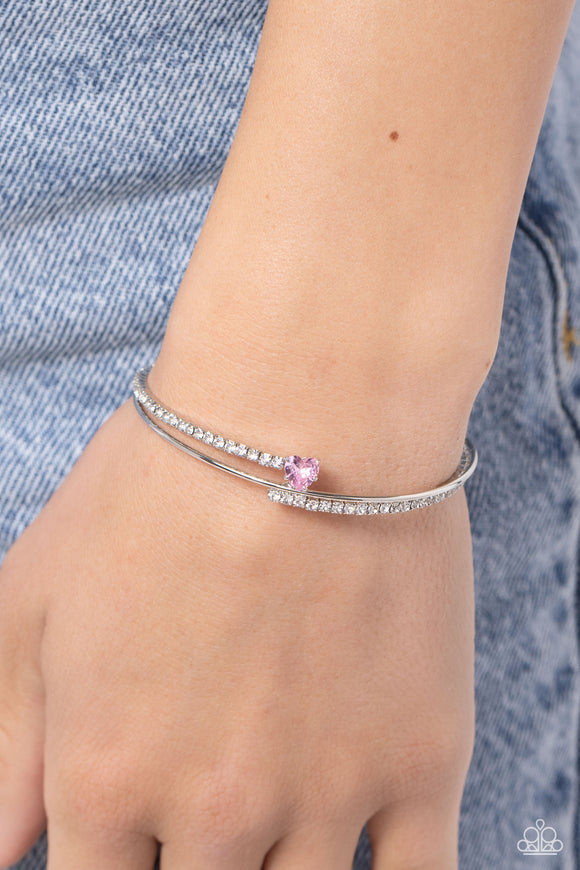 Sensational Sweetheart - Pink Bracelet