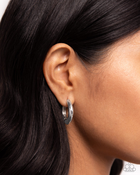 Monochromatic Makeover - Silver Earring