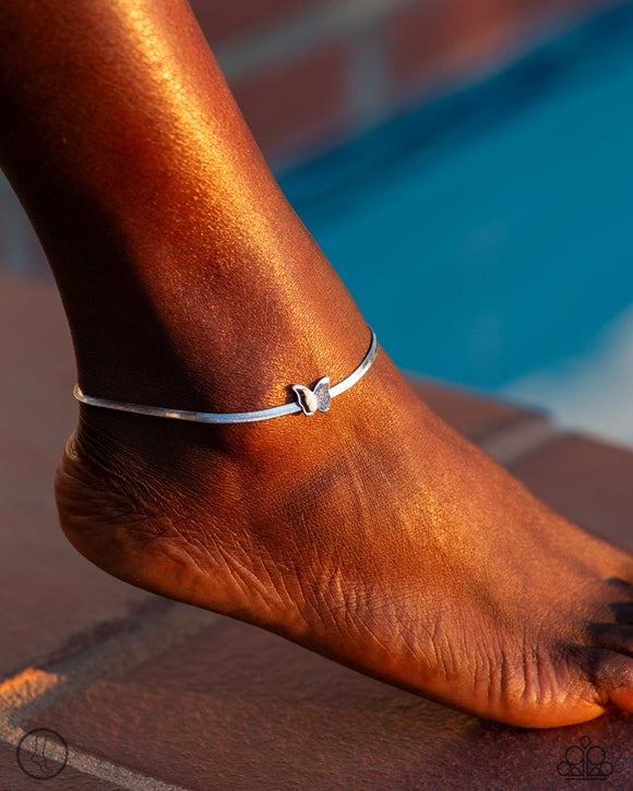 A FLIGHT-ing Chance - Silver Anklet