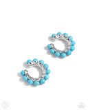 Southwestern Spiral - Blue Earring