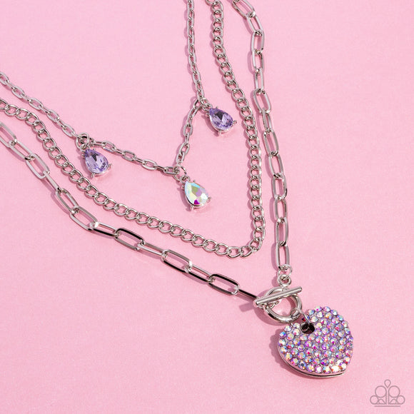 HEART History - Purple Necklace