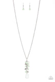 Teardrop Serenity- Green Necklace