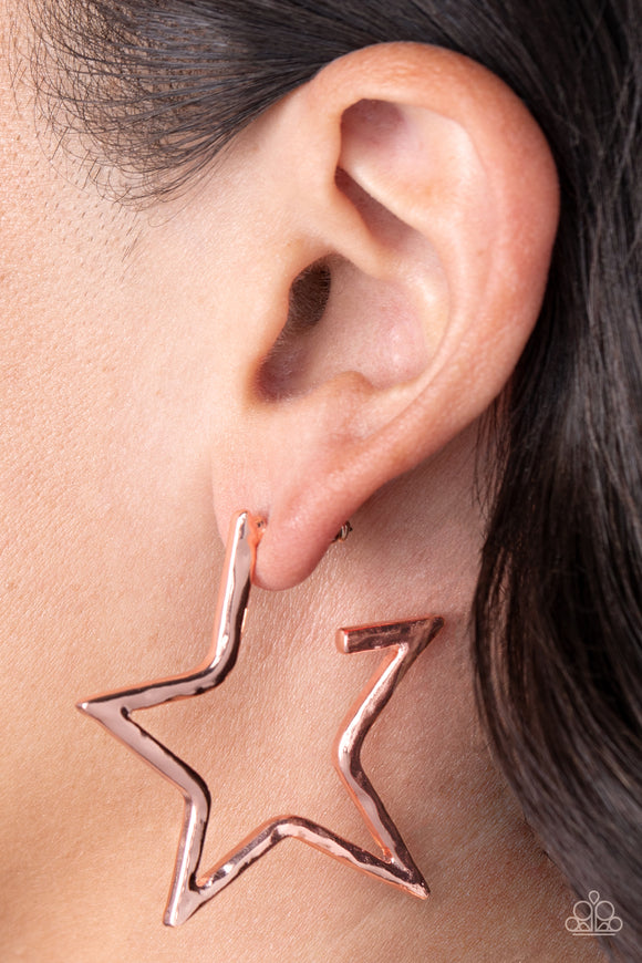 All-Star Attitude - Copper Earring