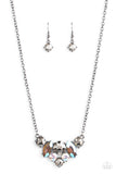 Lavishly Loaded - Black Necklace