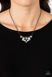 Lavishly Loaded - Black Necklace