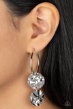 Sending Shock Waves - Silver Earring