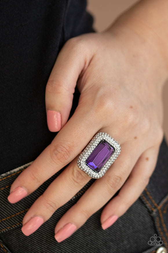 A Grand STATEMENT-MAKER - Purple Ring