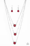 A Love For Luster - Red  Necklace