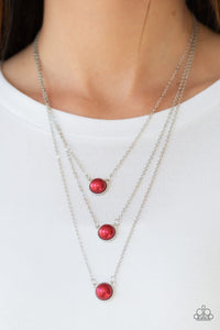 A Love For Luster - Red  Necklace