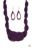 A Standing Ovation- Purple Necklace