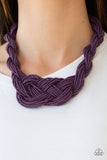 A Standing Ovation- Purple Necklace