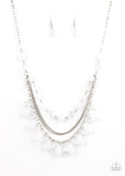 Awe-Inspiring Iridescence- White Necklace