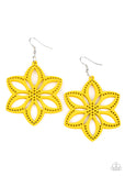 Bahama Blossoms - Yellow Earrings