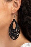 Bermuda Breeze - Black Earring