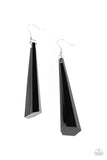 Break The Ice- Black Earring