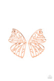 Butterfly Frills - Copper Earring