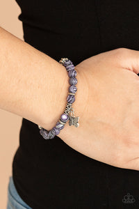 Butterfly Wishes - Purple Bracelet