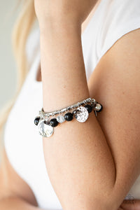 Charming Treasure - Black Bracelet