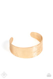 Coolly Curved - Gold  Bracelet