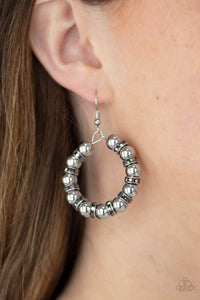 Cosmic Halo - Silver Earring