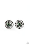 Courtly Courtliness - Green Earring