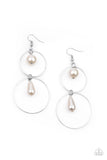 Cultured in Couture - White Earring