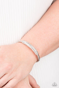 Day To Day Dazzle- White Bracelet