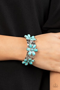 Desert Flower Patch - Blue Bracelet