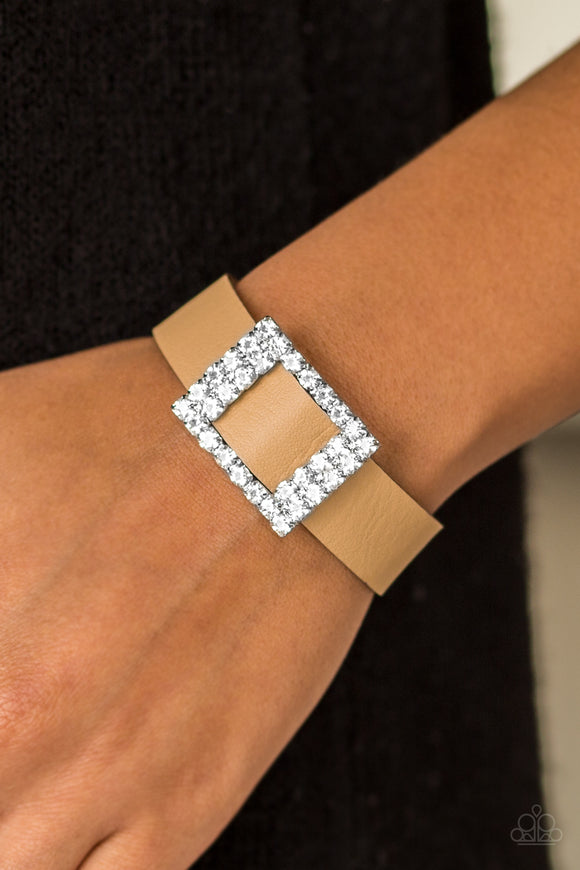 Diamond Diva- Brown Urban Bracelet