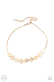 Dont Get Bent Out Of Shape - Gold Necklace