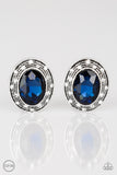 East Side Etiquette- Blue Clip-On Earring