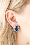 East Side Etiquette- Blue Clip-On Earring