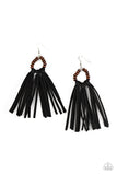 Easy To PerSUEDE - Black Earring