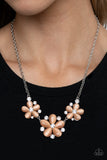 Effortlessly Efflorescent - Orange Necklace