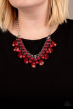 Endless Effervescence - Red Necklace