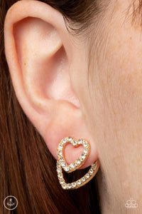 Ever Enamored - Gold Earring