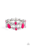 Fabulously Flourishing - Pink Bracelet