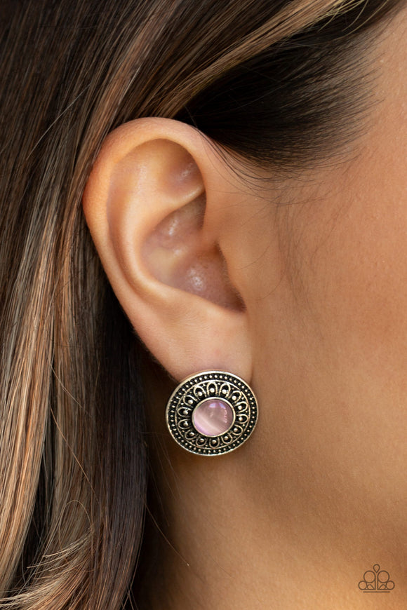 Fine Flora - Pink Earring