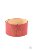 Flirty Flutter- Red Urban Bracelet