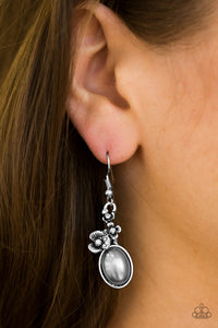 Floral Finery- Silver Earring