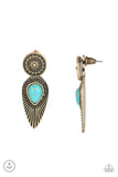 Fly Into the Sun - Brass Earring