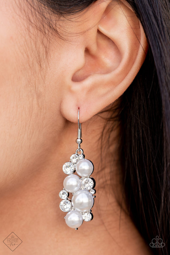 Fond of Baubles - White Earring