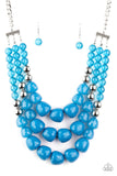 Forbidden Fruit - Blue Necklace