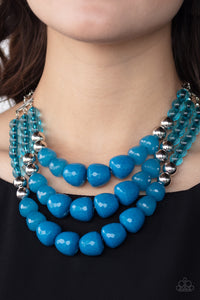 Forbidden Fruit - Blue Necklace