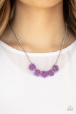 Garden Party Posh - Purple Necklace