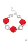 Garden Regalia - Red Bracelet