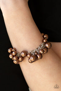 Girls In Pearls- Brown Bracelet