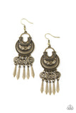 Give Me Liberty - Brass Earring