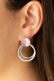 Glow Roll - Pink Earring