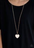 Have To Learn The HEART Way - Gold Necklace